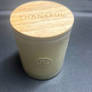 NEW Sand & Fog pumpkin harvest thankful 4 oz. candle